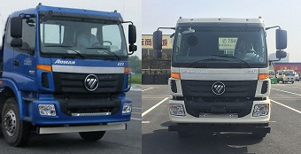 欧曼三轴CLW5252ZSLD5型散装饲料运输车