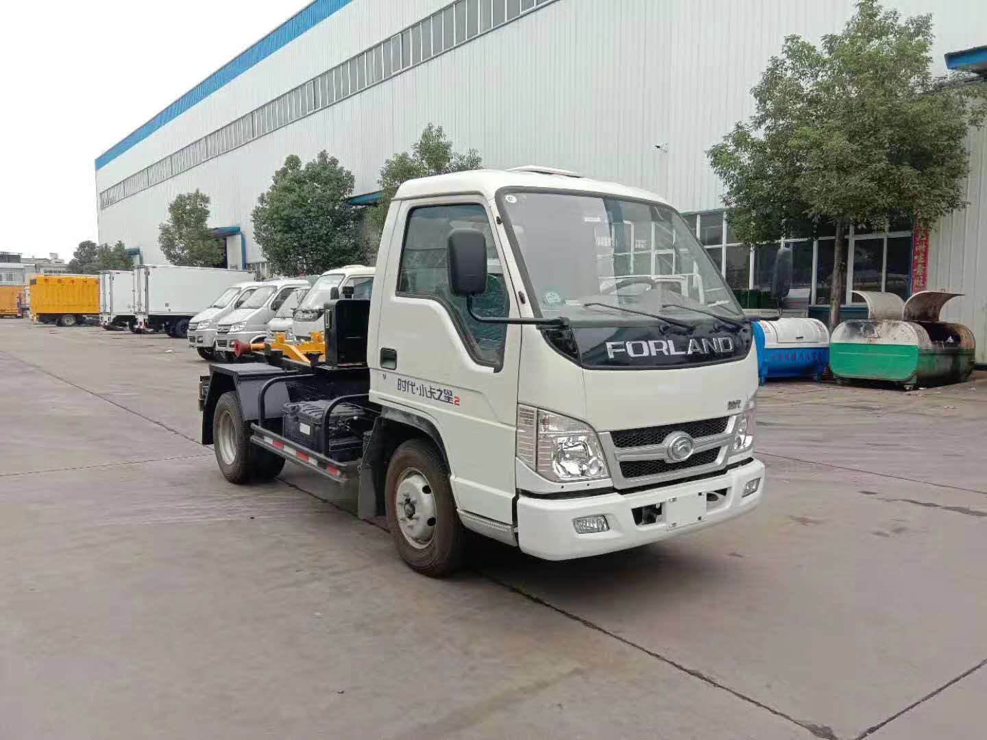 福田时代（4立方）勾臂垃圾车