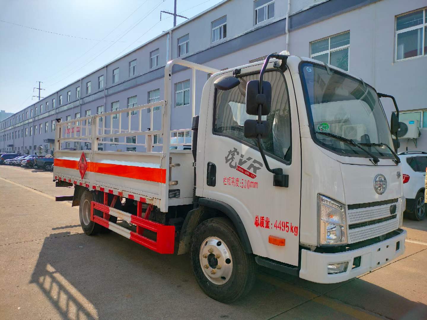 解放4米2蓝牌国六气瓶车