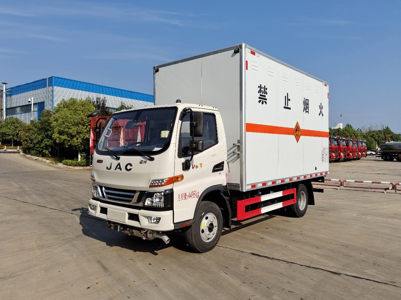 江淮帅铃150马力蓝牌爆破车