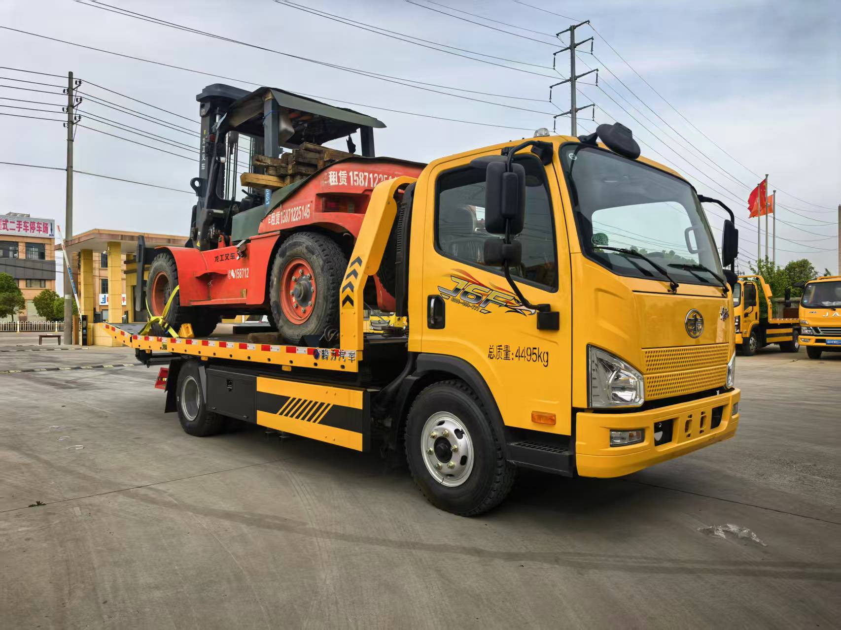 解放J6F国六重载版清障车