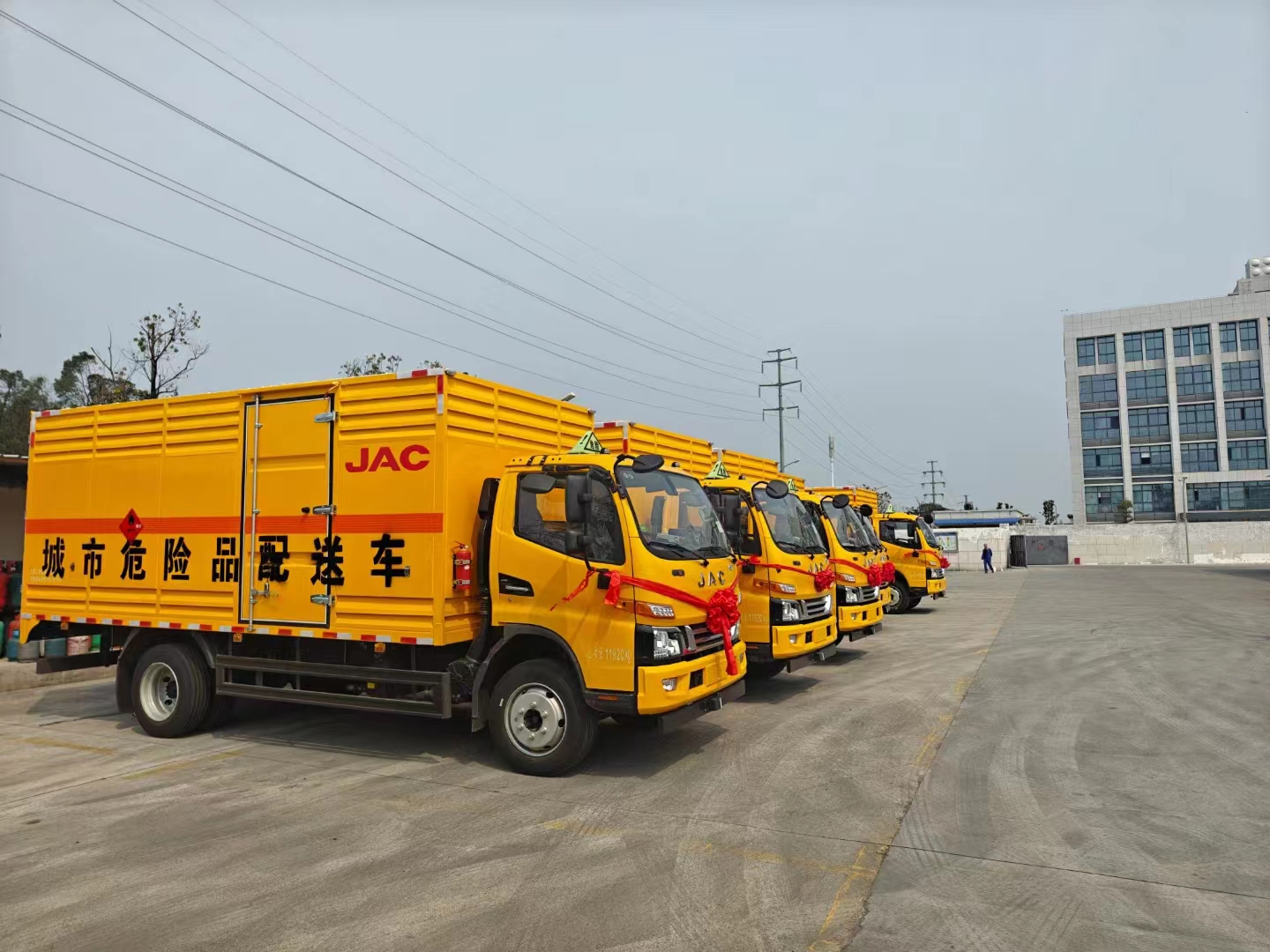 湖南程总喜提5台江淮气瓶车