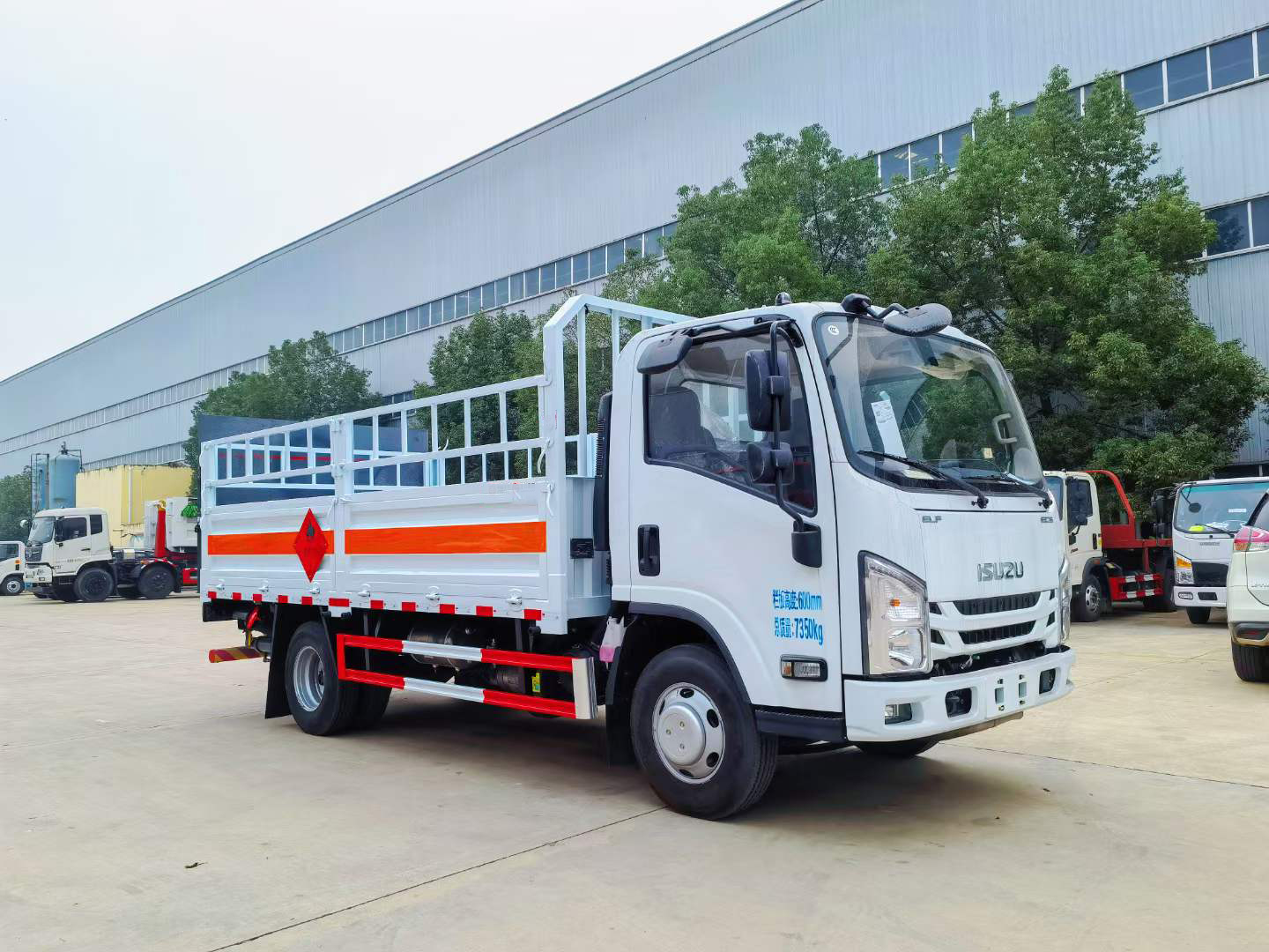 江西五十铃国六黄牌气瓶运输车