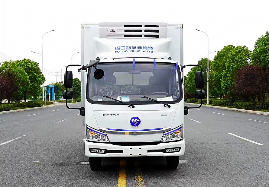 4.2米福田智蓝100度电新能源冷藏车